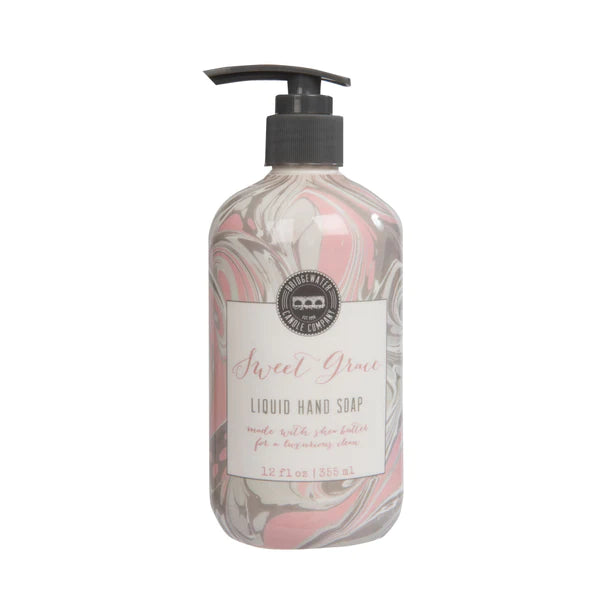 Sweet Grace Liquid Hand Soap  12oz By Bridgewater Candle Company available at Davis Porch and Patio Weatherford Texas
