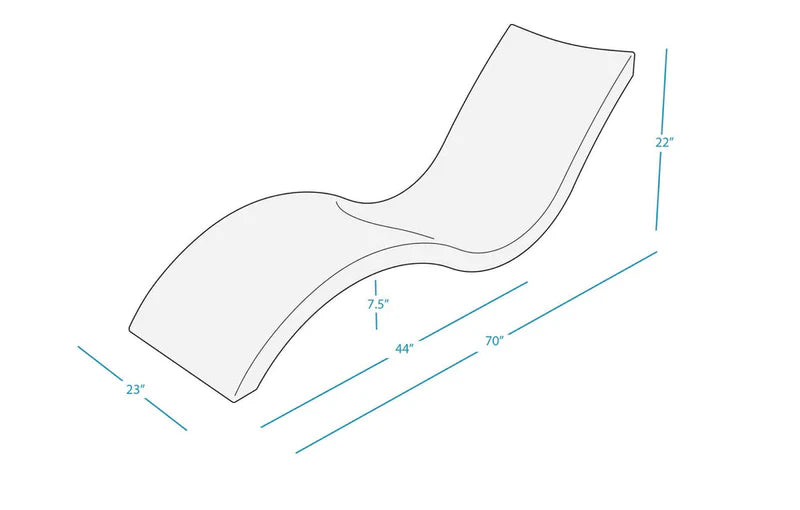 LEDGE Signature In Pool Chaise Lounger