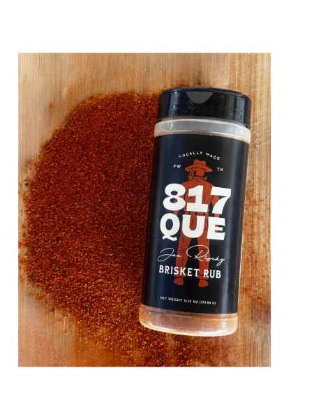 817QUE Joe Riscky's Brisket Rub available at Davis Porch & Patio Weatherford Texas