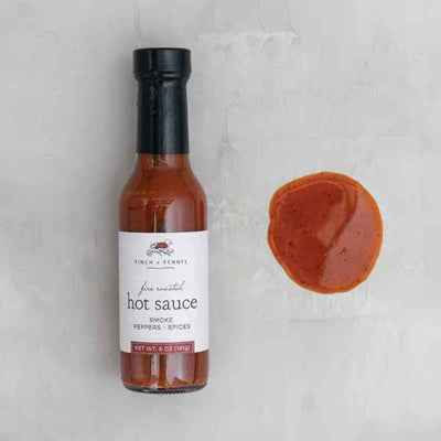 Finch + Fennel Fire Roasted Habanero Hot Sauce available at Davis Porch and Patio Weatheford Texas