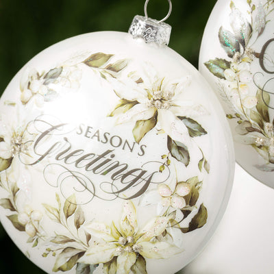 Floral Christmas Ornaments