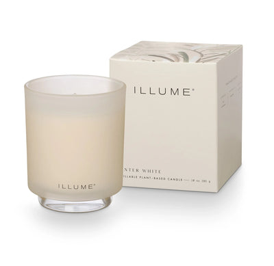 Winter White Refillable Boxed Glass Candle By Illume