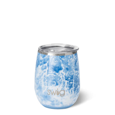 Swig Sea Spray 14oz Stemless Wine Cup Available at Davis Porch and Patio Weatherford Texas