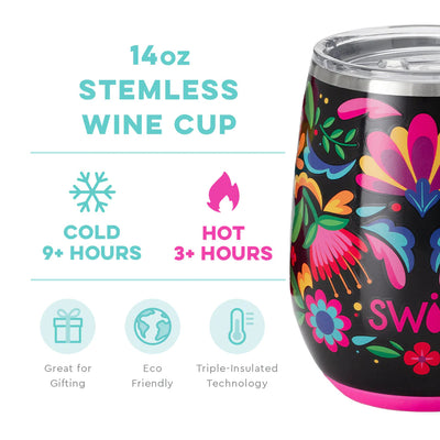 Swig Caliente 14oz Stemless Wine Cup