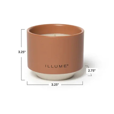 Illume Terra Tabac Matte Ceramic Candle