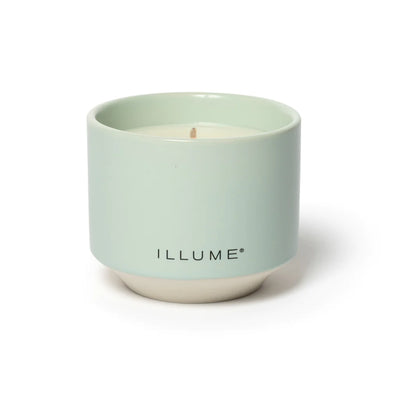 Illume Fresh Sea Salt Matte Ceramic Candle Available at Davis Porch and Patio Weatherford Texas