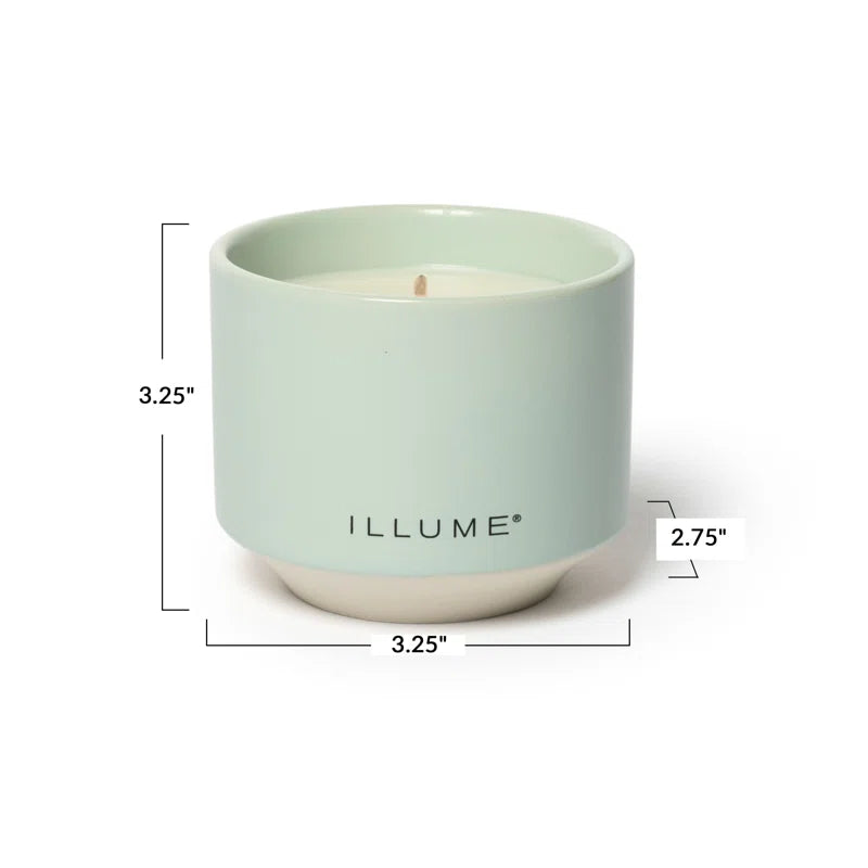 Illume Fresh Sea Salt Matte Ceramic Candle