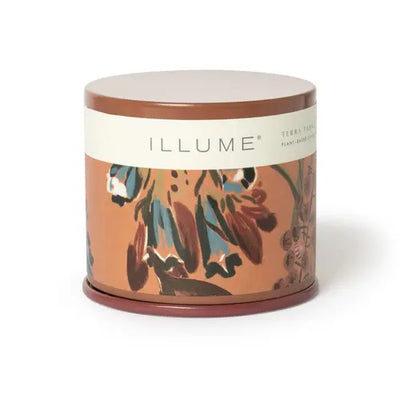Illume Terra Tabac Vanity Tin Candle Available at Davis Porch and Patio Weatherford Texas