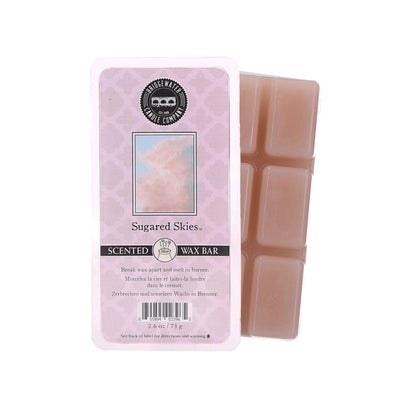 Sugared Skies Scented Wax Bar By Bridgewater Candle Company available at Davis Porch and Patio Weatherford Texas. 