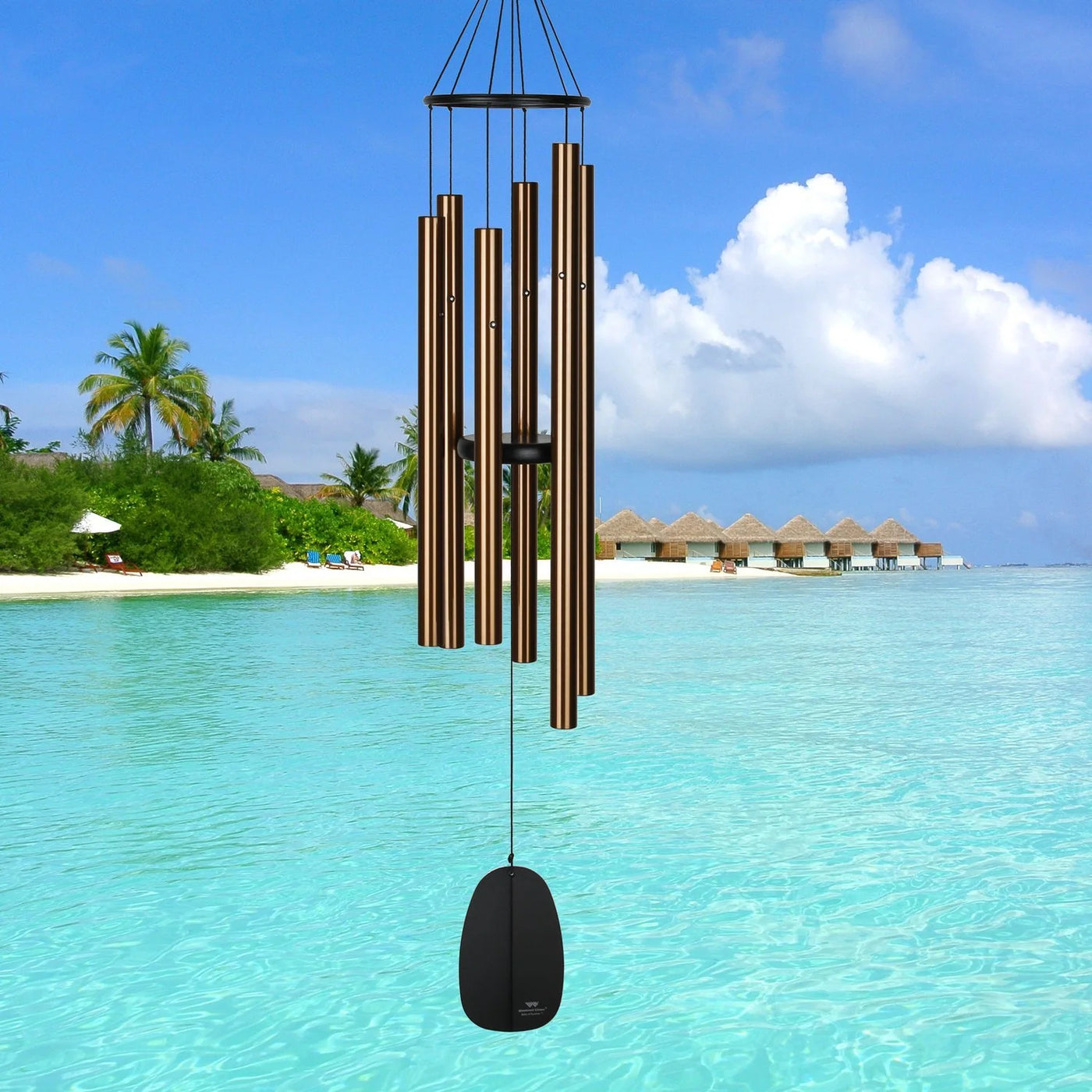 Bells of Paradise Wind Chime - Bronze, 44-Inch