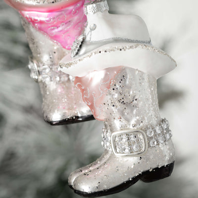 COWBOY HAT BOOT ORNAMENT