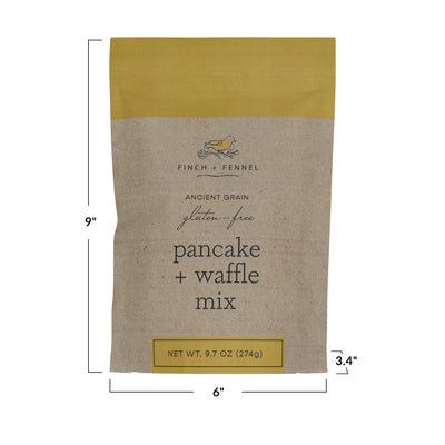 Finch + Fennel Gluten-Free Ancient Grain Waffle + Pancake Mix