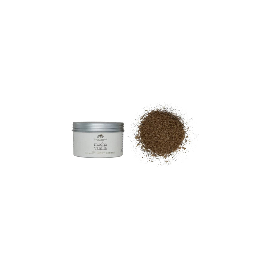 Finch + Fennel Mocha Vanilla Sea Salt Available at Davis Porch and Patio Weatherford Texas