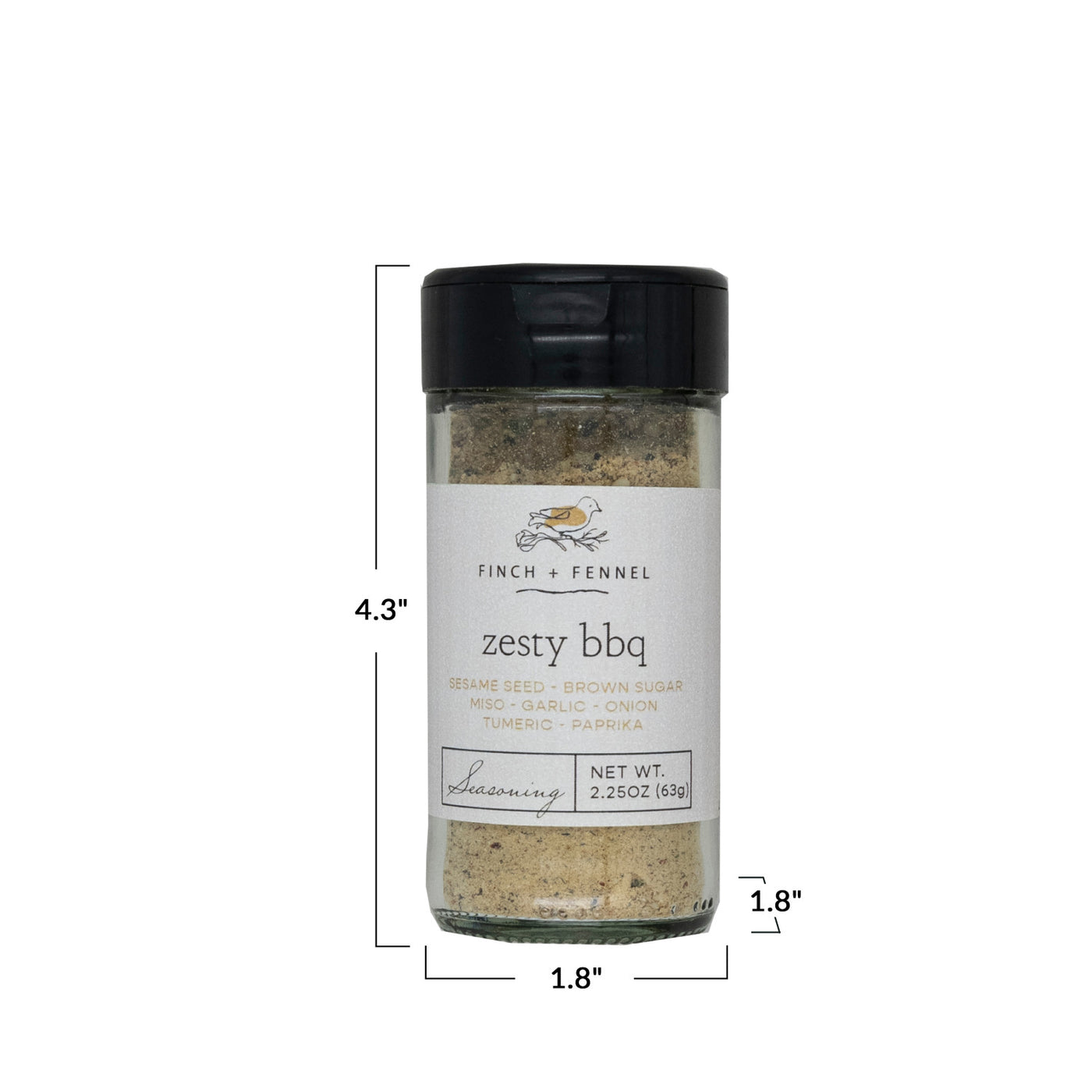 Finch + Fennel Zesty BBQ Seasoning Blend