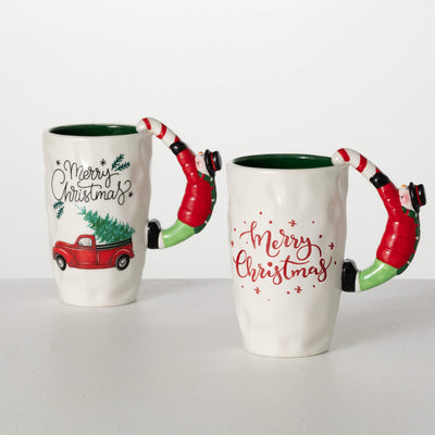 Merry Christmas Mug Holiday gift and Drinkware available at Davis Porch and Patio Weatherford Texas