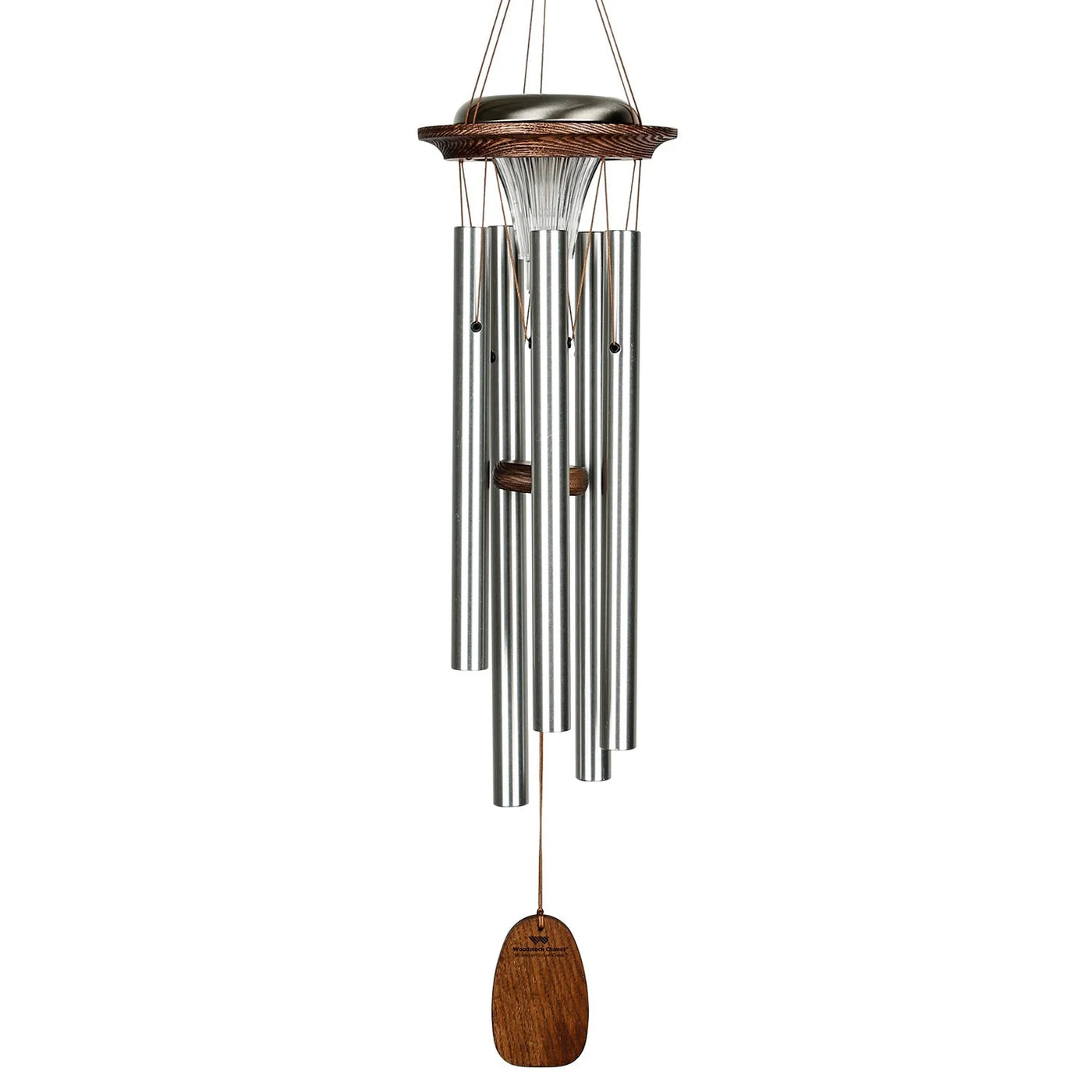 Moonlight Solar Chime™ - Silver Available at Davis Porch and Patio Weatherford Texas