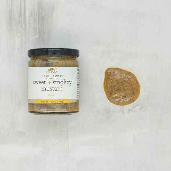 Finch + Fennel  Sweet + Smokey Mustard Dip available at Davis Porch and Patio Weatherford Texas