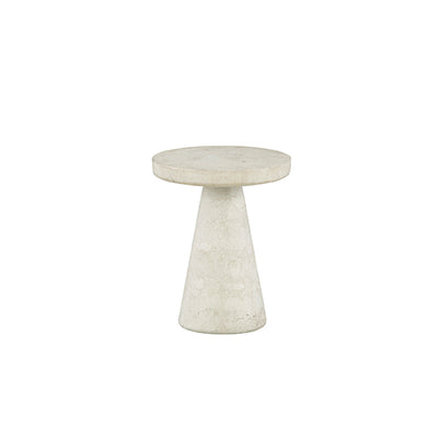 Lane Venture Tulum Lava Stone Round Outdoor End Table