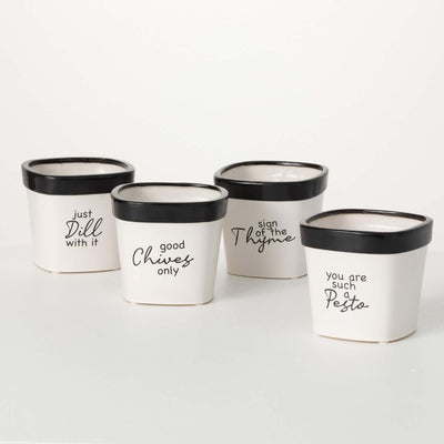 Whimsy Text Planters