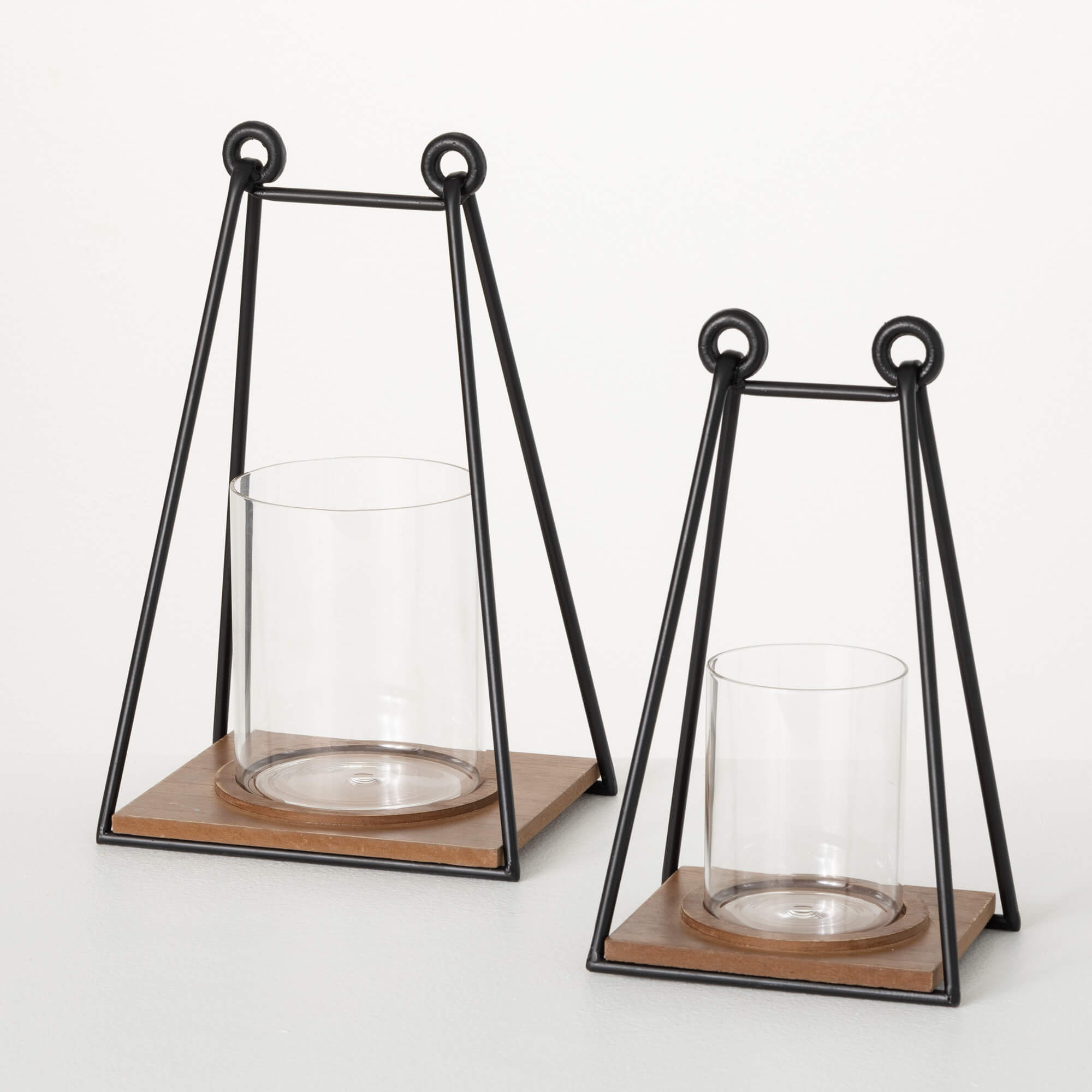 TRIANGULAR WIRE FRAME LANTERNS | Available at Davis Porch and Patio ...