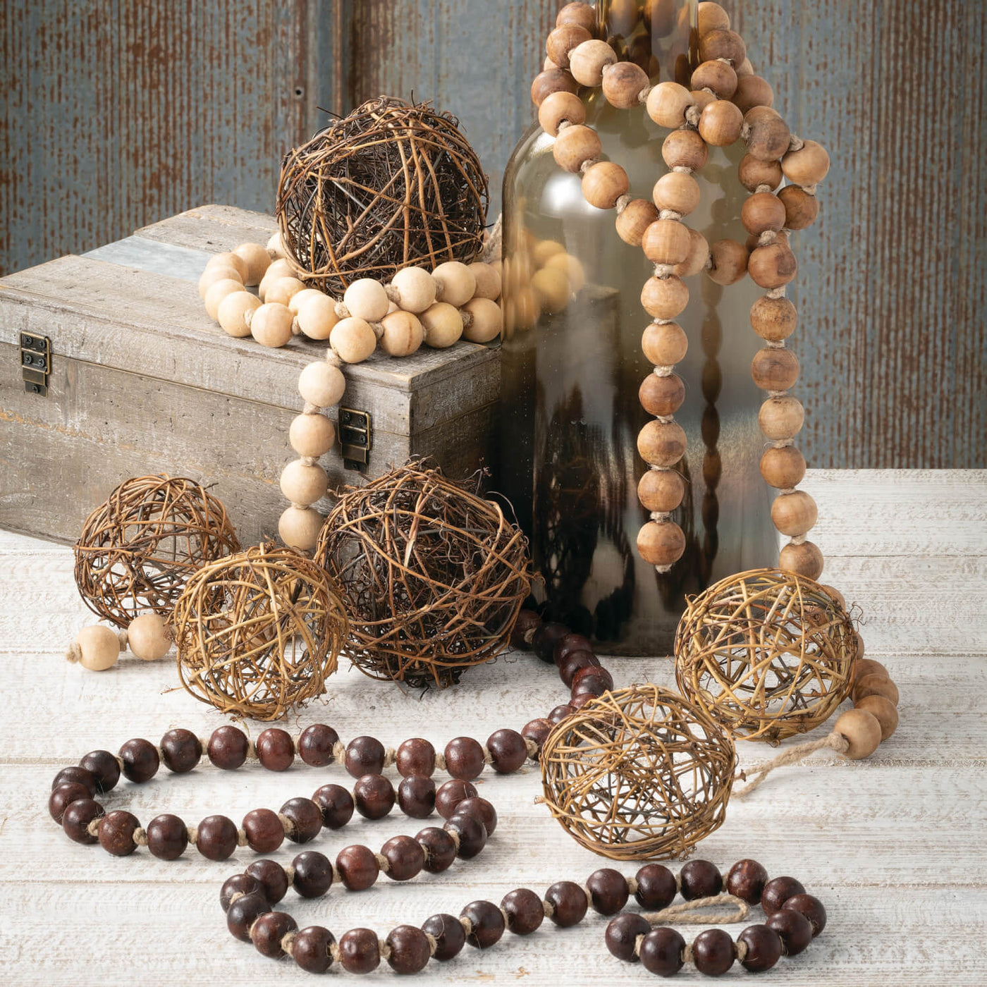 Wood Bead Garland