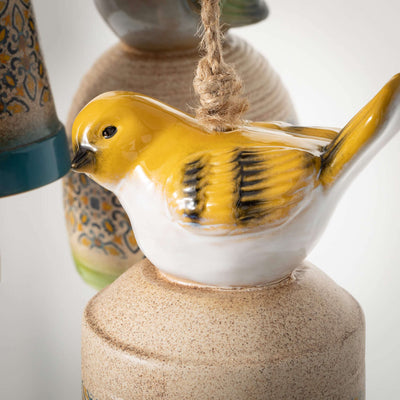 Ceramic Bird Chime Trio