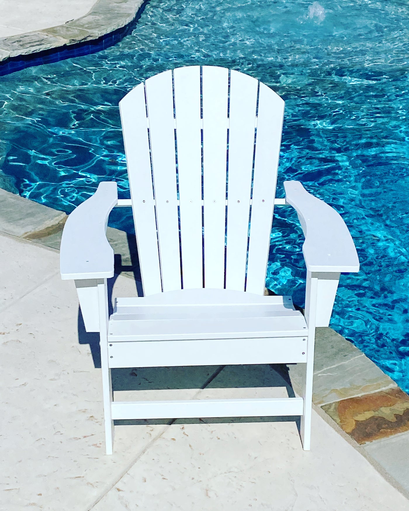 White Poly Outdoor Adirondack Chair Weatherford, Texas