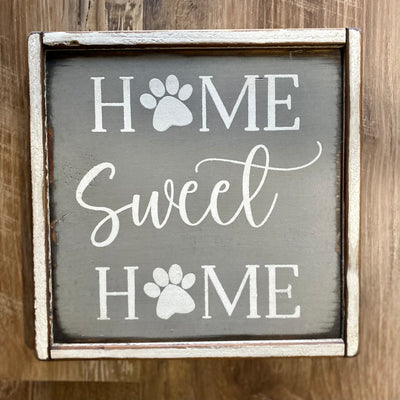 Paw Print Home Sweet Home