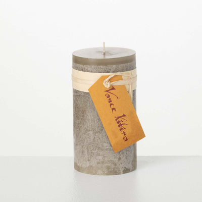 Vance Kitira Gray Timber Candle 6 inch Pillar