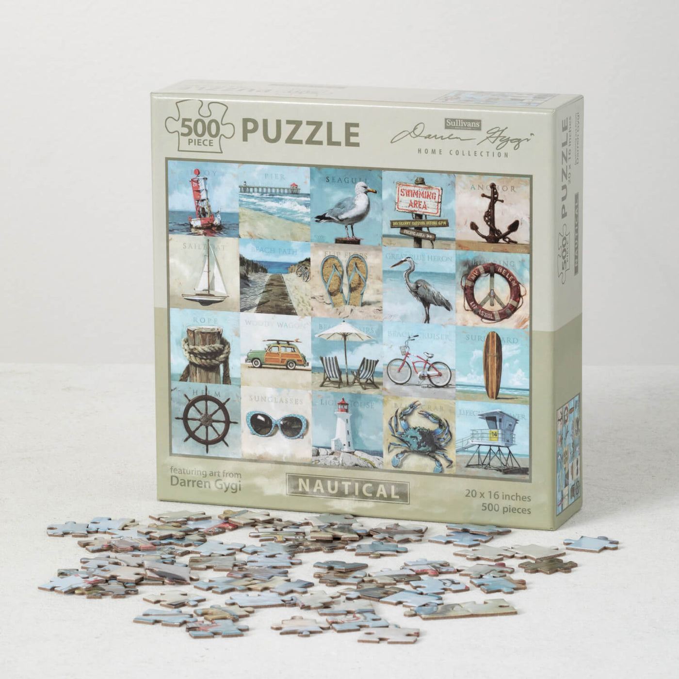 Darren Gygi 500 piece nautical jigsaw puzzle