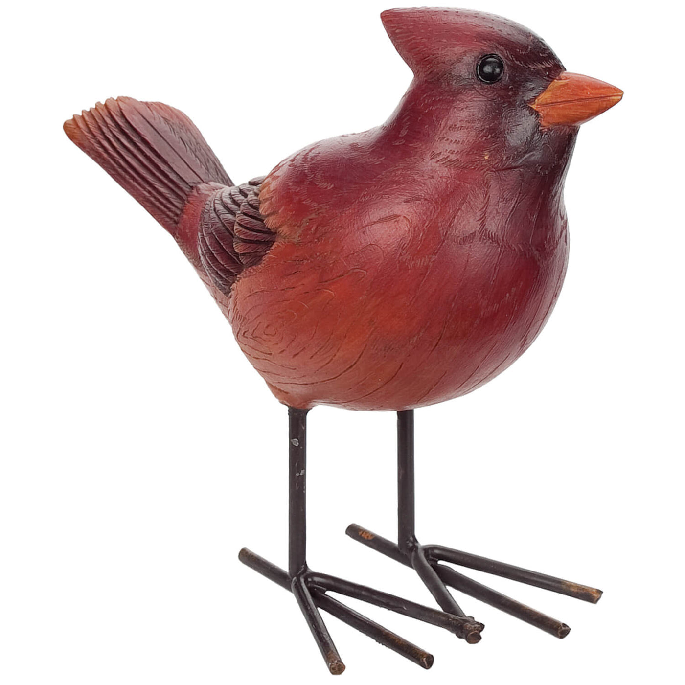 Resin cardinal figurine