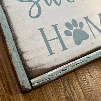 Paw Print Home Sweet Home