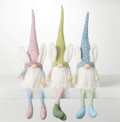 Polka Dot Plush Bunny Gnomes