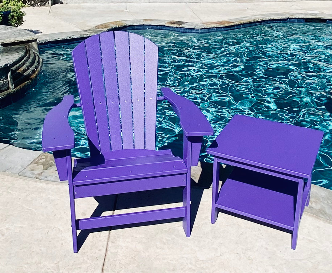 tan adirondack chairs plastic