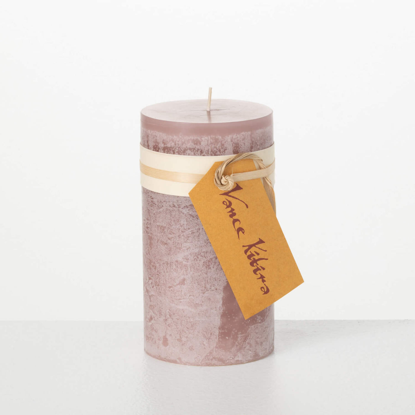 Vance Kitira Purple 6 inch Timber Pillar Candle
