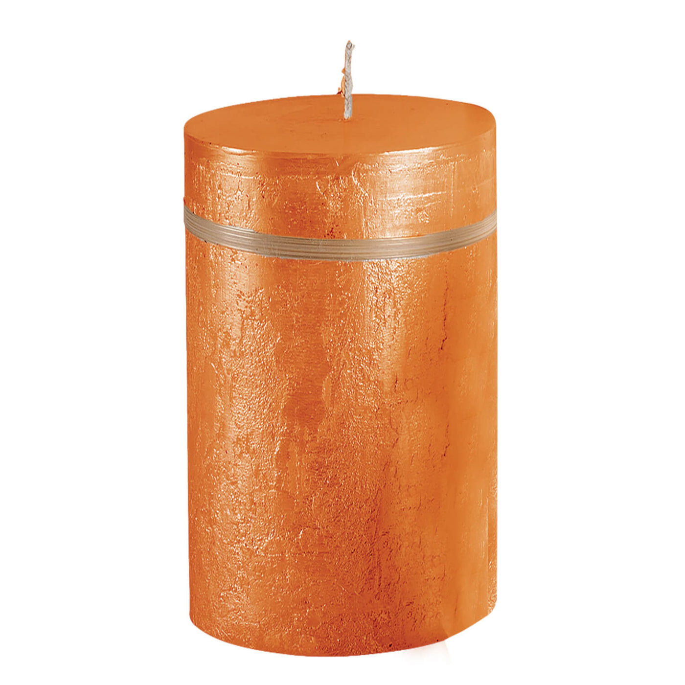 Ritz Gold Timber Candle 6” Pillar