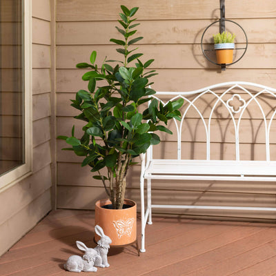 Large Artificial Potted Rubber Tree